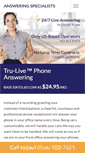 Mobile Screenshot of answering-services-specialists.com
